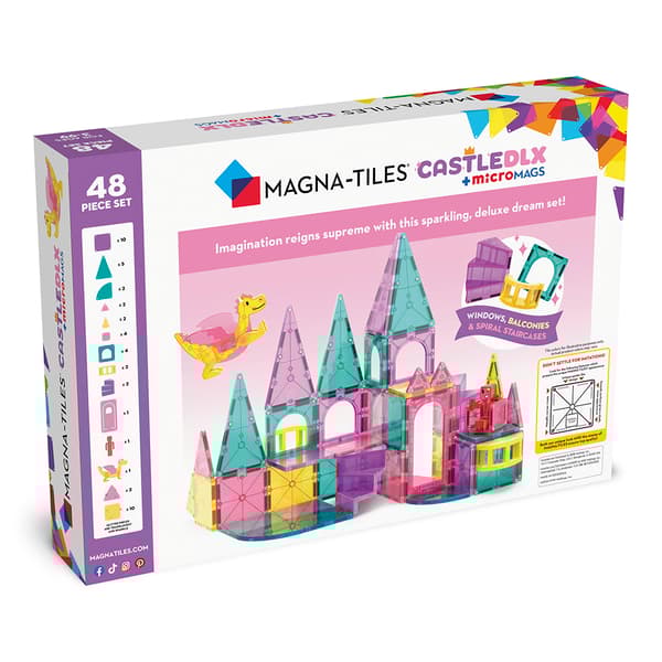 Magna-Tiles - Castle Deluxe - 48 pc