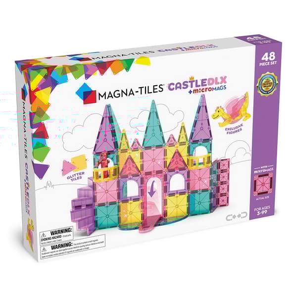 Magna-Tiles - Castle Deluxe - 48 pc