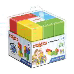 Magicube Color Genbrugte krystal magnetiske blokke 24 elementer GEOMAG GEO-056