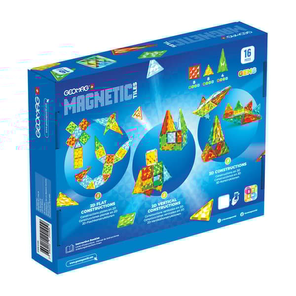 Geomag Gems 16 magnetiska brickor