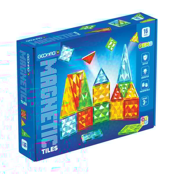 Geomag Gems 16 magnetiska brickor