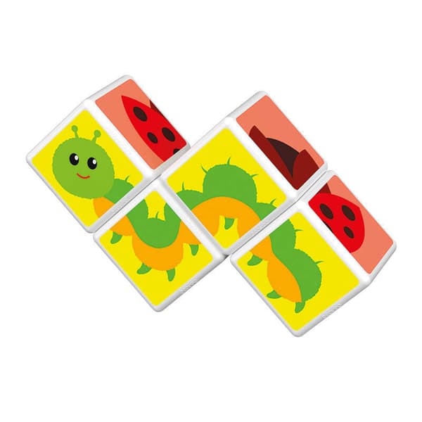Magicube Printed Insects magnetiske blokke + kort 7 styk GEOMAG GEO-121