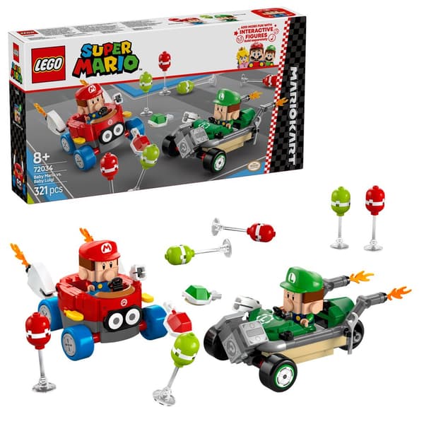 LEGO - Super Mario - Mario Kart  Baby Mario vs. Baby Luigi (72034)