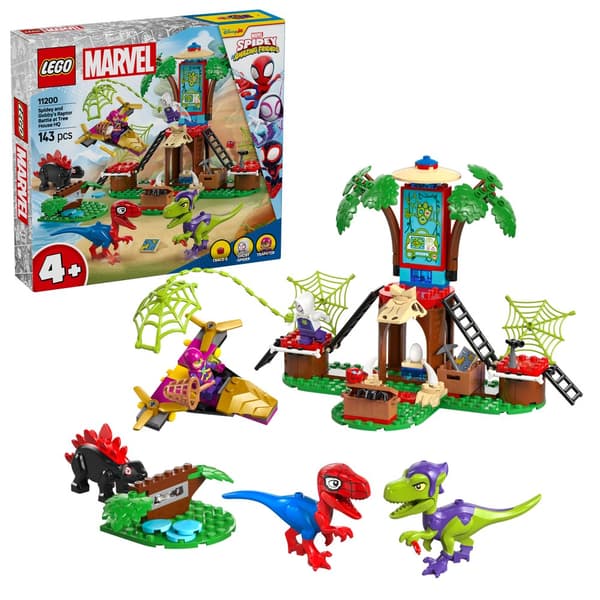 LEGO - Spidey - Spidey and Gobbys Raptor Battle at Tree House HQ (11200)