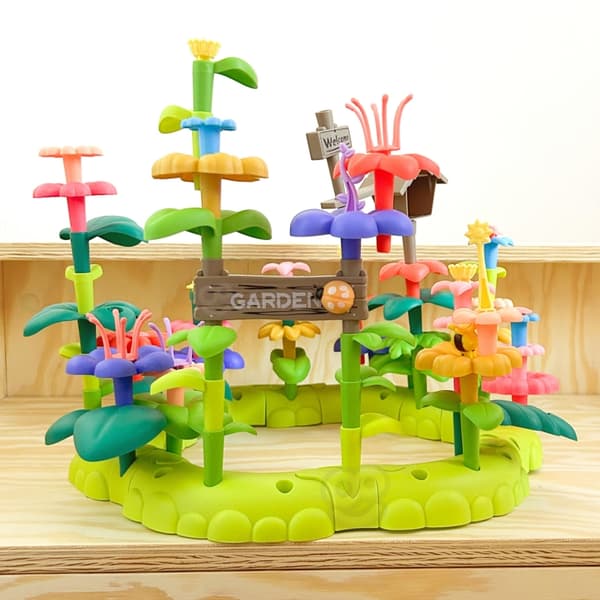 WOOPIE Magic Garden Montessori Byggeklodser XXL 93 stk.