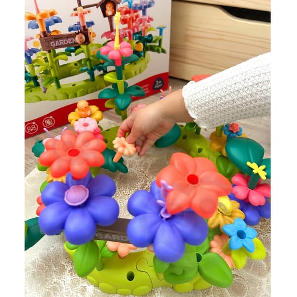 WOOPIE Magic Garden Montessori Byggeklodser XXL 93 stk.