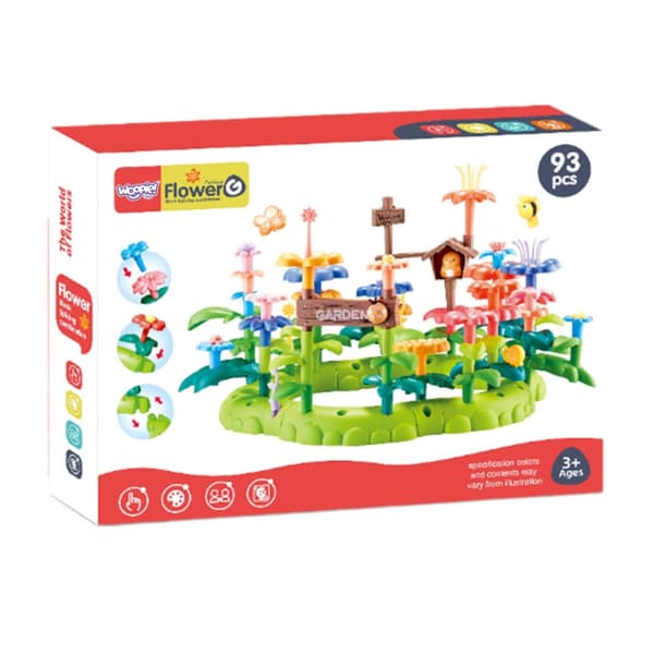 WOOPIE Magic Garden Montessori Byggeklodser XXL 93 stk.