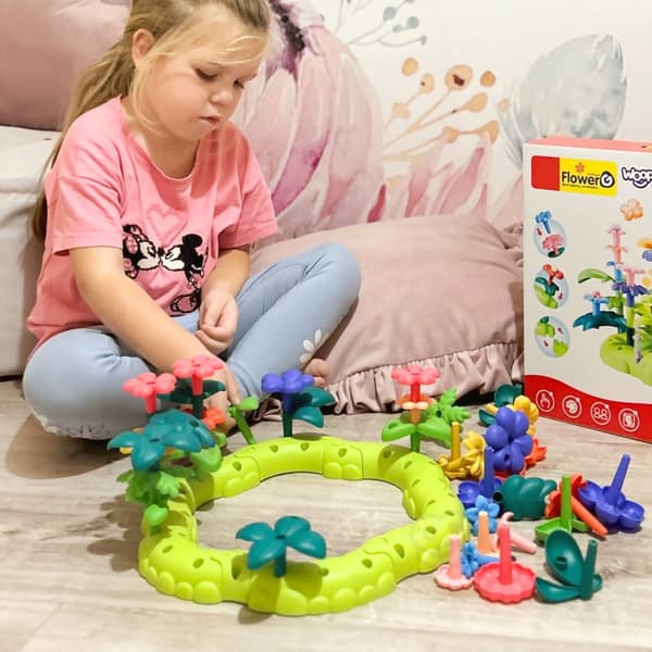 WOOPIE Magic Garden Montessori Byggeklodser XXL 93 stk.
