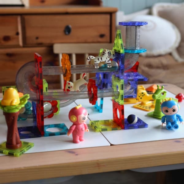 WOOPIE Magnetisk Blok Bold Tracking Animal Paradise 104 stk.