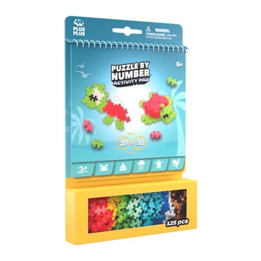 Plus-Plus - Oceanen Aktivitetsplatta 125 st