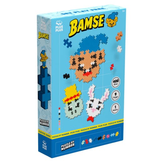 Plus-Plus - Bamse, Kilpinen ja Pikku Pomppi 400 kpl