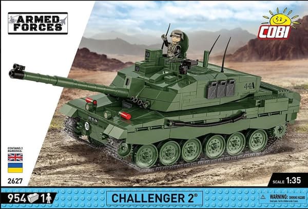 COBI-2627 Challenger 2 (2in1 UK/UKR) Moderne Tank Build Model