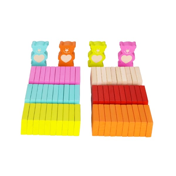 CLASSIC WORLD Puinen domino lapsille nallekarhut 105 kpl.