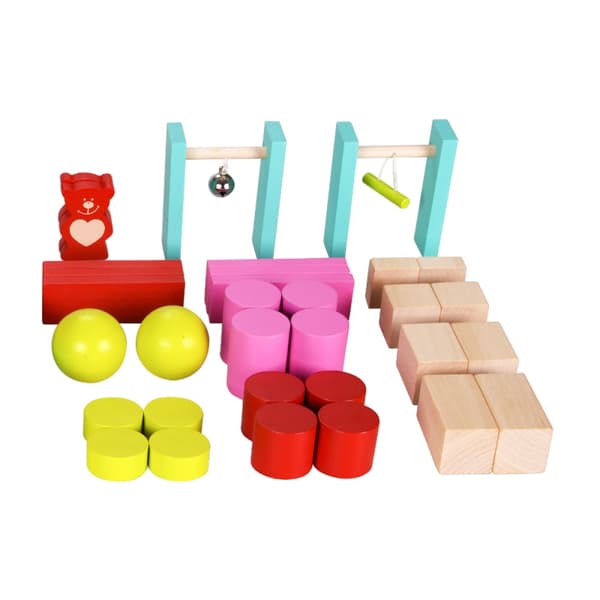CLASSIC WORLD Puinen domino lapsille nallekarhut 105 kpl.