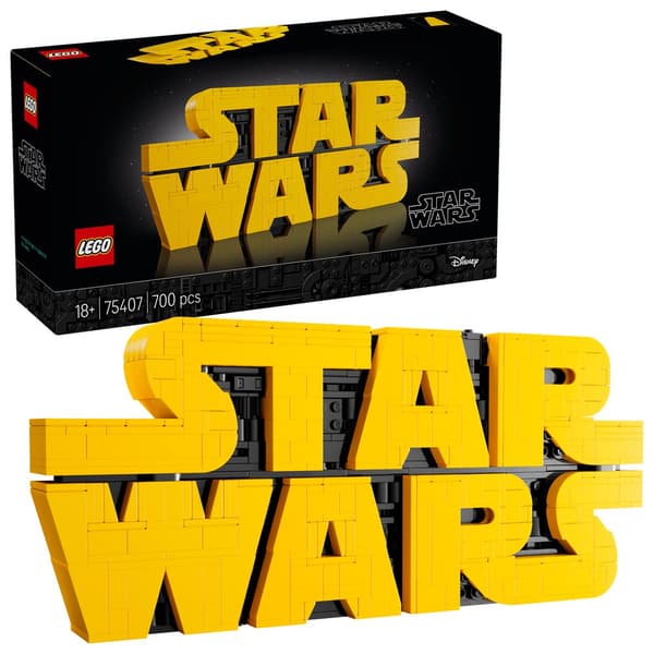 LEGO - Star Wars TM - Brick-Built Star Wars Logo (75407)