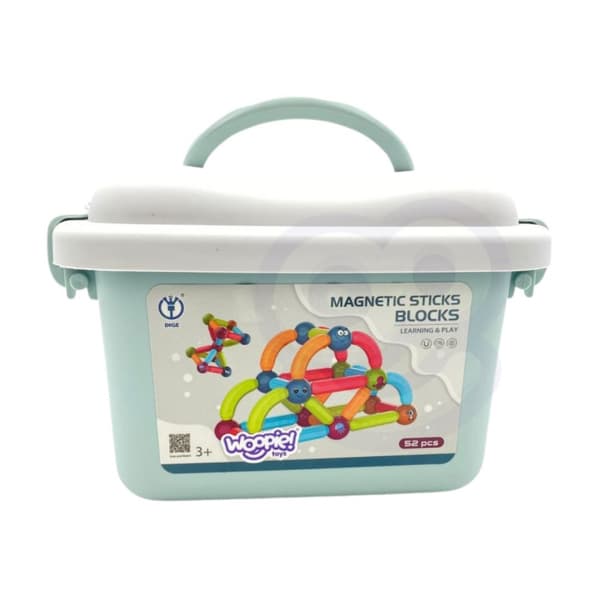 WOOPIE Magnetiska Byggklossar 52 st. - Pedagogiska