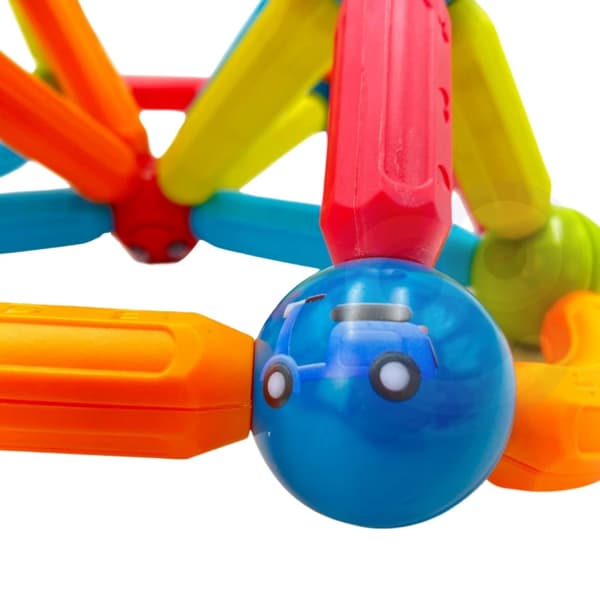 WOOPIE Magnetiska Byggklossar 52 st. - Pedagogiska
