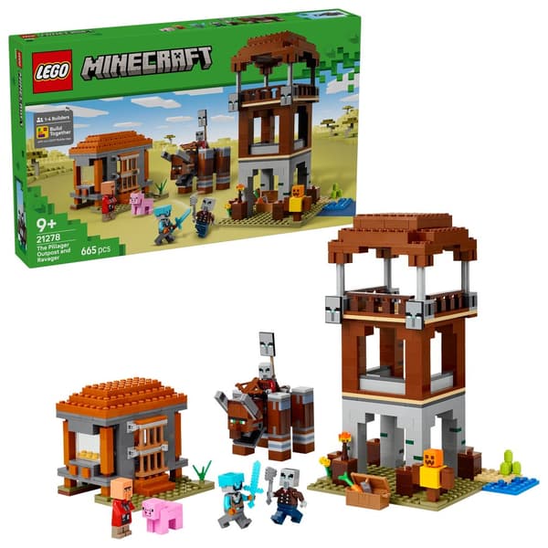 LEGO - Minecraft - The Pillager Outpost and Ravager (21278)