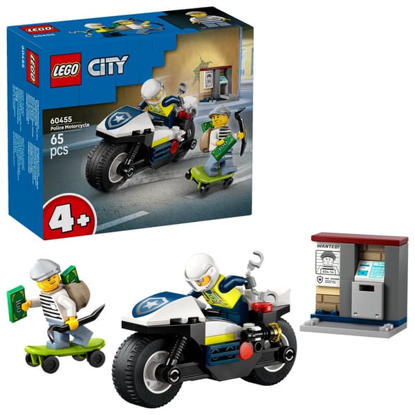 LEGO - LEGO City - Police Motorcycle Chase (60455)