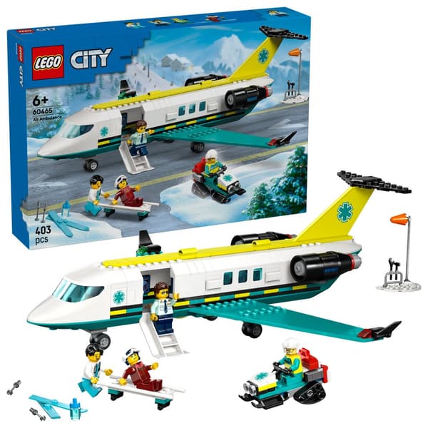 LEGO - LEGO City - Emergency Air Ambulance Airplane (60465)