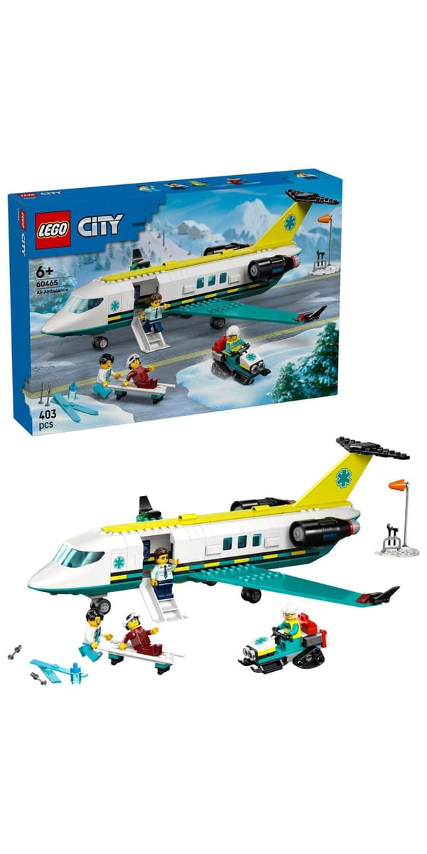 LEGO City 60465 Ambulansflygplan