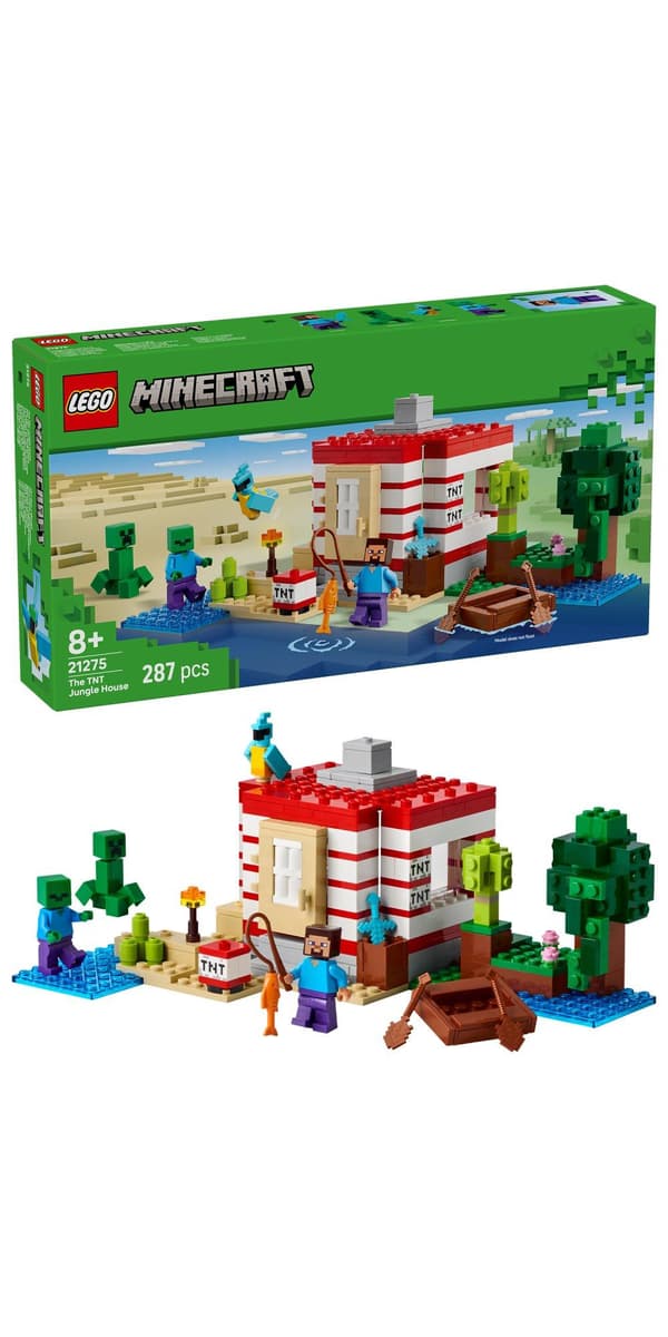 LEGO Minecraft 21275 Dynamithuset i djungeln