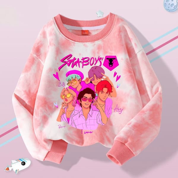 Kpop Anime Hoodie Für Kinder - Huntrix Kapuzenpullover Mit Druck Für Teenager
