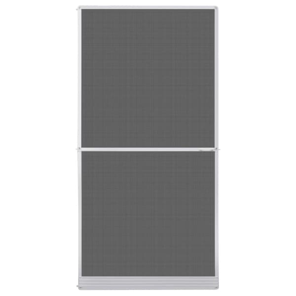 vidaXL Saranoitu valkoinen hyönteisverkko oviin 120 x 240 cm