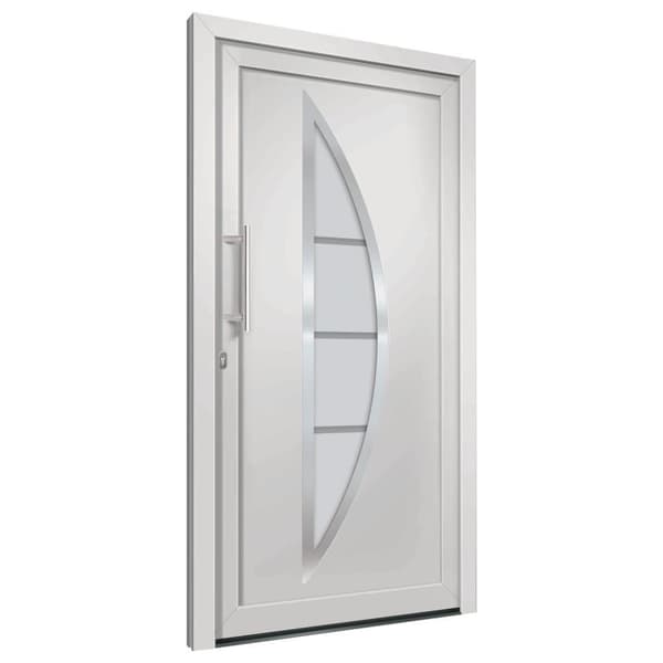 vidaXL hoveddør 108x208 cm hvid