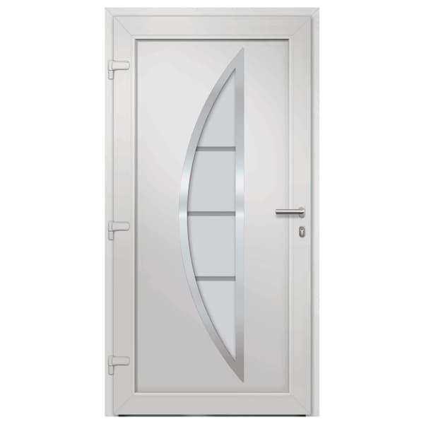 vidaXL hoveddør 108x208 cm hvid