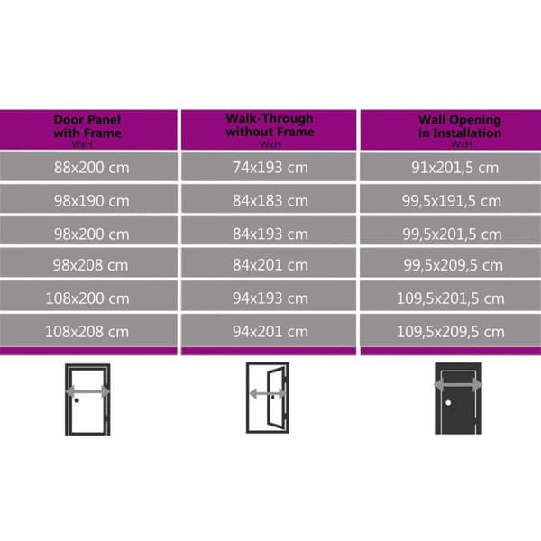 vidaXL Ytterdörr aluminium och PVC antracit 110x210 cm