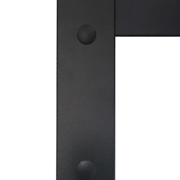 vidaXL skydedør m. monteringssæt 90x205 cm aluminium og sikkerhedsglas