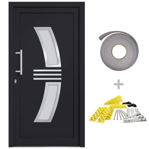 Medina Exterior Door Anthracite 88x200 cm