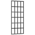 Miniatyrbilde 4 av 11: vidaXL Skyvedør med monteringssett 76x205 cm ESG glass og aluminium