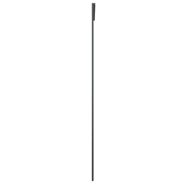 vidaXL Skyvedør svart 102,5x205 cm ESG glass og aluminium