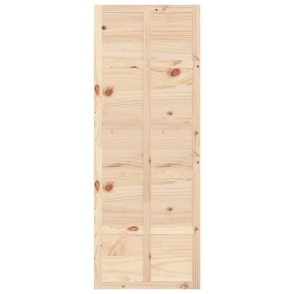 vidaXL Ladugårdsdörr 80x1,8x214 cm massiv furu