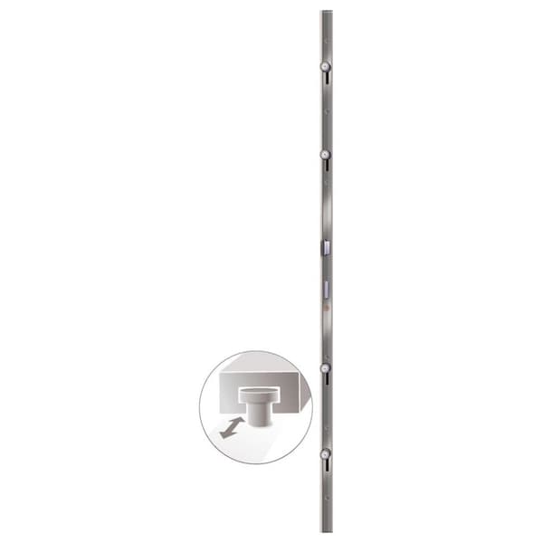vidaXL hoveddør 98x200 cm PVC hvid