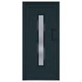 Miniatyrbillede 3 af 11: vidaXL hoveddør 98x208 cm PVC antracitgrå