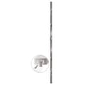 Miniatyrbillede 6 af 11: vidaXL hoveddør 98x208 cm PVC antracitgrå