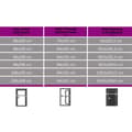 Miniatyrbild 11 av 11: vidaXL Ytterdörr antracit 98x200 cm PVC