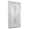 Miniatyrbillede 4 af 11: vidaXL hoveddør 98x200 cm PVC hvid