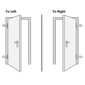 Miniatyrbillede 7 af 11: vidaXL hoveddør 98x200 cm PVC hvid