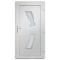 Miniatyrbillede 4 af 10: vidaXL Ytterdörr vit 98x208 cm PVC