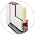 Miniatyrbillede 7 af 10: vidaXL Ytterdörr vit 98x208 cm PVC