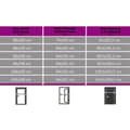 Miniatyrbild 11 av 11: vidaXL Ytterdörr antracit 98x200 cm PVC