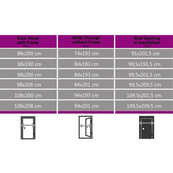 vidaXL Ytterdörr antracit 98x200 cm PVC