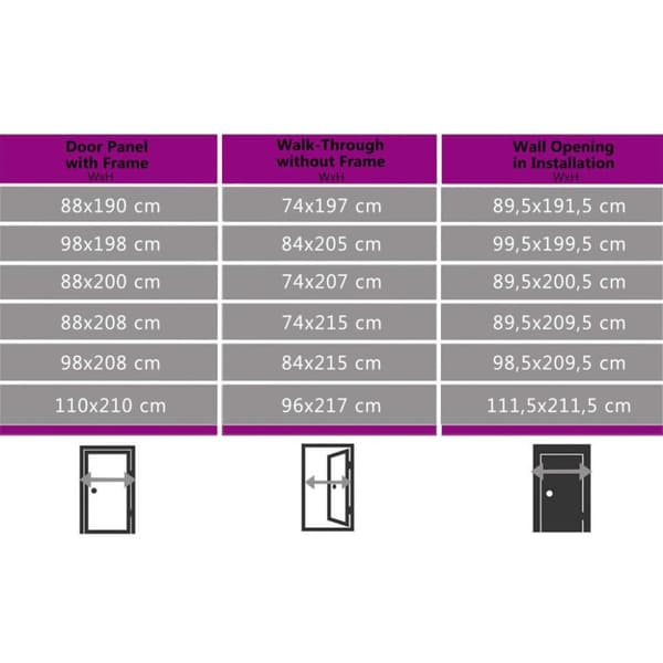 vidaXL Ytterdörr vit 110x210 cm PVC