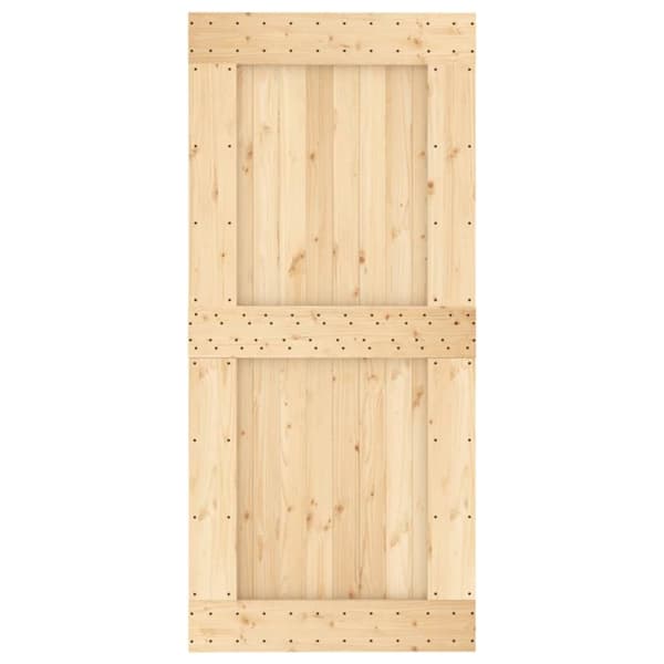 vidaXL Dør NARVIK 95x210 cm heltre furu