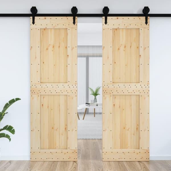 vidaXL Dør NARVIK 70x210 cm heltre furu