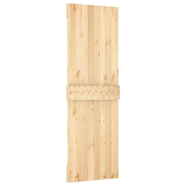 vidaXL Skyvedør med monteringstilbehør 70x210 cm heltre furu
